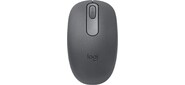 Мышь Logitech M196 графитовый оптическая 1000dpi беспров. BT USB для ноутбука  (910-007315)