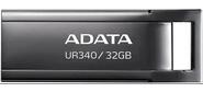 Флешка USB A-Data UR340 32ГБ,  USB3.2,  черный [aroy-ur340-32gbk]