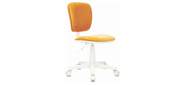 Кресло детское Бюрократ CH-W204NX оранжевый Velvet 72 крестовина пластик пластик белый