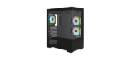 Корпус ZALMAN CHRONIX V2, ATX, BLACK, WINDOW, 1xCombo (3.5’’ or 2.5’’), 1x3.5’’HDD, 2x2.5’’SSD, 1xUSB2.0, 1xUSB3.0, 1xUSB Type-C, SIDE 2x120mm ARGB, REAR 1x120mm ARGB