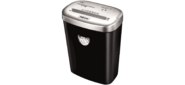 Fellowes Шредер PowerShred 53C FS-46531,  {DIN P-4,  4х35мм,  10лст.,  23лтр., уничт.: скобы, скр.,  пл.карты, CD}