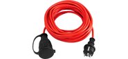 Сетевой удлинитель Buro BU-PS1.10 / R-16 10м  (1 розетка) красный  (коробка)