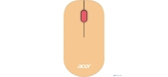 Мышь Acer OMR205 розовый / бежевый оптическая  (1200dpi) беспроводная USB для ноутбука  (2but)