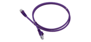 Патч-корд LANMASTER LSZH UTP кат.5e, 2.0 м, фиолетовый