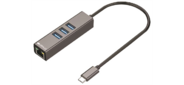 ORIGO Сетевой адаптер USB-C,  3xUSB 3.0,  1x1000Base-T
