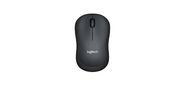 Мышь беспроводная Logitech M220 Silent Charcoal черная,  оптическая,  1000dpi,  2.4 GHz,  USB-ресивер,  бесшумная  (066199)
