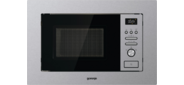 Микроволновая печь Gorenje BMI201AG1X 20л. 800Вт нержавеющая сталь / черный  (встраиваемая)