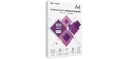 Пленка для ламинирования Heleos 100мкм A4  (60шт) глянцевая 216x303мм LPA4-100-60