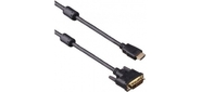 Кабель HDMI-DVI ExeGate EX-CC-HDMIM-DVIM-1.8  (19M / 25M,  dual link,  2 фильтра,  1, 8м,  позолоченные контакты)