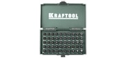 Набор KRAFTOOL Биты "EXPERT" "X-Drive",  кованые,  торсионные,  Cr-Mo,  система насечек "NSS",  50 предмета,  в боксе 26065-H50