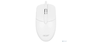 Мышь Acer OMW300 белый оптическая (1200dpi) USB (3but)