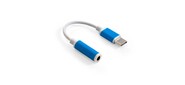 ExeGate EX-CCA-UC3.5F-01  (USB Type-C / Jack3.5F  (headset),  для подключения стандартных наушников,  колонок 3.5 мм к телефону,  планшету и др.устройствам с аудиоразъемом Type-C)