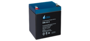 Battery Parus Electro,  standard series HM-12-5,  voltage 12V,  capacity 5Ah  (discharge 20 hours),  max. discharge current  (5sec) 75A,  max. charge current 2A,  lead-acid type AGM,  terminals F2,  LxWxH 90x70x101mm.,  total height with terminals 107mm.,  weight 1.8kg.,  service life 6 years.