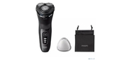 Бритва роторная Philips S3244 / 12 реж.эл.:3 питан.:аккум. черный