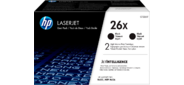 Картридж HP 26X лазерный увеличенной емкости упаковка 2 шт  (2*9000 стр)
