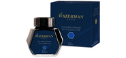 Флакон с чернилами Waterman  (CWS0110720) синие чернила для ручек перьевых