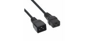 Кабель Cablexpert Кабель питания для UPS Cablexpert PC-189-C19,  1.5м,  С19 - C20,  16А,  черный,  с заземлением  (079945) {50}