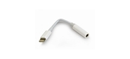 Cablexpert Переходник USB,  Lightning / Jack3.5F,  белый  (CCA-LM3.5F-01-W)