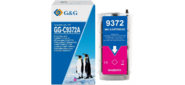 Картридж струйный G&G GG-C9372A пурпурный (130мл) для HP Designjet T610 / T770 / T790eprinter / T1300eprinter / T1100