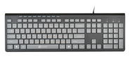 Клавиатура Oklick 480M черный / серый USB slim Multimedia