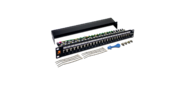 Патч-панель Lanmaster LAN-PPL24S5E 19" 1U 24xRJ45 кат.5e