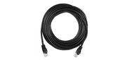 Патч-корд ACD-LPU5C-10M [ACD-LPU5C-10M] Cat5e UTP 24AWG 4Pair,  7 / 0.18мм CU Черный,  10м,   (741838)
