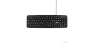 Keyboard Gembird KB-8320UXL-BL,  черный,  USB,  кабель 2 м.,  104 клавиши