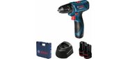 Дрель-шуруповерт Bosch GSR-120 аккум. патрон:быстрозажимной  (кейс в комплекте)