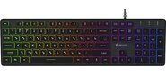 Oklick 550ML Клавиатура USB slim Multimedia LED белый
