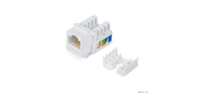 Cabeus KJ-RJ45-Cat.5e-90 Вставка Keystone Jack RJ-45,  категория 5e,  заделка тип 110,  белая