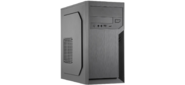 Case Foxline FL-702,  mATX,  1x5.25EXT,  1x3.5EXT,  2x3.5INT,  2xUSB2.0,  HDA,  w / o FAN,  w / o PSU