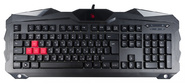 Клавиатура A4 B210 черный USB Multimedia Gamer LED