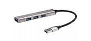 Переходник USB 3.0 -->USB3.0+3 USB2.0,  Aluminum Shell,  0.2м Telecom <TA308U>