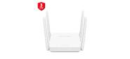 Mercusys AC10 Двухдиапазонный Wi-Fi роутер AC1200,  до 300 Мбит / с на 2, 4 ГГц + до 867 Мбит / с на 5 ГГц,  LAN 2x10 / 100 Мбит / с,  WAN 1x10 / 100 Мбит / с,  4 антенны