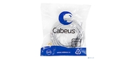 Cabeus PC-FTP-RJ45-Cat.6-15m-LSZH Патч-корд F / UTP, категория 6, 2xRJ45 / 8p8c, экранированный, серый, LSZH, 15м
