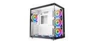 Корпус Xigmatek Aquarius Plus White EN46430 ATX,  USB3.0x2+USB2.0x1,  Front &Left TG,  7PCS AY120 Fan,  EN46430 Frontx3+Bottomx3+Rearx1