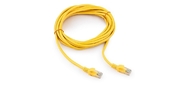 Патч-корд UTP Cablexpert PP12-5M / Y кат.5e,  5м,  литой,  многожильный  (жёлтый)