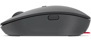Мышь Lenovo Go серый оптическая  (2400dpi) беспроводная USB-C для ноутбука  (3but)