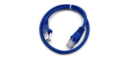 Патч-корд Buro UTP 4 пары cat5E CCA molded 0.5м голубой RJ-45  (m)-RJ-45  (m)