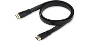 Кабель аудио-видео Buro Flat HDMI (m) / HDMI (m) 1м. черный (HDMI 1 BHP)