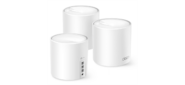 Домашняя Mesh Wi-Fi 6 система TP-Link Deco X50 (3-pack) AX3000, 3 устройства, до 574 Мбит / с на 2, 4 ГГц + до 2402 Мбит / с на 5 ГГц, 2 встр. антенны, 3 гиг. порта (WAN / LAN)