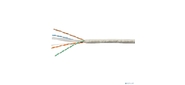 Cabeus UTP-4P-Cat.6-SOLID-LSZH-GY-100 Кабель витая пара UTP (U / UTP), категория 6, 4 пары (23 AWG), одножильный, LSZH нг (А)-HF, серый (100 м)