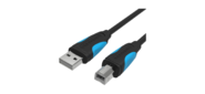 Кабель Vention USB 2.0 AM / BM  - 8м. Черный