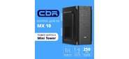 CBR PCC-MATX-MX10-450W2 Корпус mATX Minitower MX10, c БП PSU-ATX450-08EC (450W / 80mm), 2*USB 2.0, HD Audio+Mic, Black