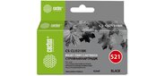 Cactus CS-CLI521BK Картридж струйный черный для Canon Pixma MP540 / MP550 / MP620 / MP630 / MP640 / MP660 / MP980 / MP990 / iP3600 / iP4600 / iP4700 / MX860 (8.2мл)