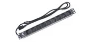 Блок розеток CABEUS PDU-9P-2IEC 9 роз 10А 250V шнур 2м