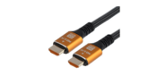 Кабель GoPower Ultra High Speed HDMI  (m)-HDMI  (m) 2.0м нейлон ver.2.1 8K 60Hz серый в пакете  (1 / 150)