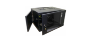 Шкаф настенный Next, 18U 550x600, стеклянная дверь, черный