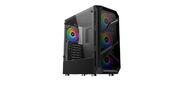 Корпус Xigmatek Lamiya EN40016 ATX,  USB3.0x1+USB2.0x2,  Front & Left TG,  4PCS X24A Fan,  Galaxy II Fan Control Box & Remote  (748113)