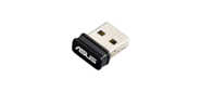 ASUS USB-N10 Nano WiFi Adapter USB  (USB2.0,  WLAN 150Mbps,  2.4GHz,  802.11bgn) 2x int Antenna